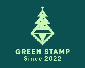 Christmas Tree Diamond logo design