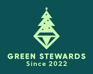 Christmas Tree Diamond logo design