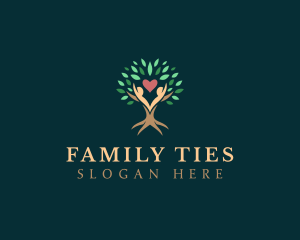 Community Heart Tree logo design