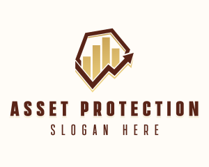 Financial Trading  Graph logo