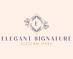 Floral Stylist Beauty logo design