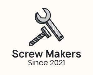 Metallic Screw Wrench logo