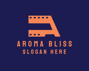 Letter A Film  logo design