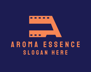 Letter A Film  logo design