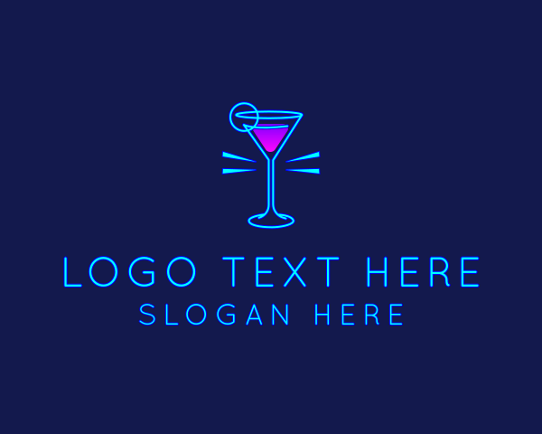 Cocktail Bar logo example 4