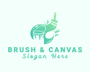 Paint Brush Bucket logo