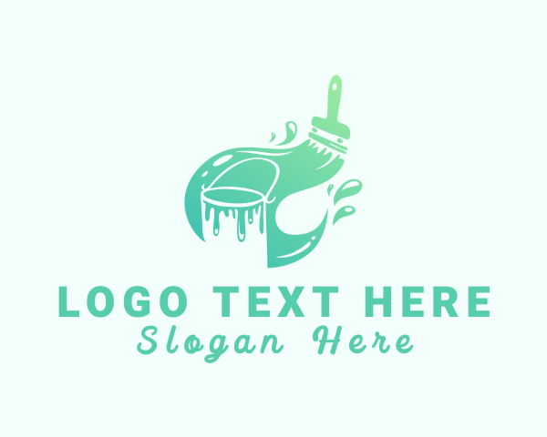 Bucket logo example 1