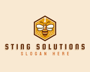 Bee Hive Honey logo design