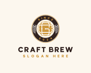 Beer Brewery Letter GC logo