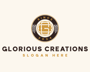 Beer Brewery Letter GC logo design