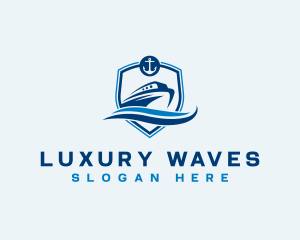 Travel Cruise Boat logo design