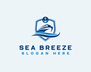 Travel Cruise Boat logo design