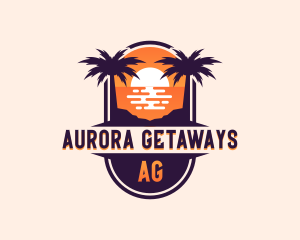 Ocean Beach Getaway logo design