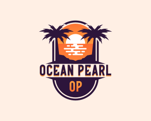 Ocean Beach Getaway logo design