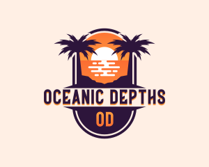 Ocean Beach Getaway logo design