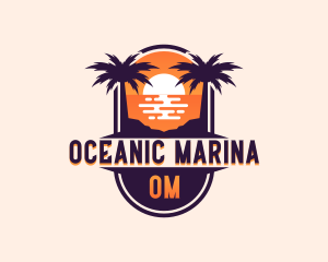 Ocean Beach Getaway logo design