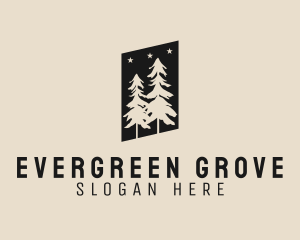 Pine Tree Forest logo design