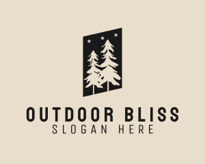 Pine Tree Forest logo design