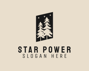 Pine Tree Forest logo design