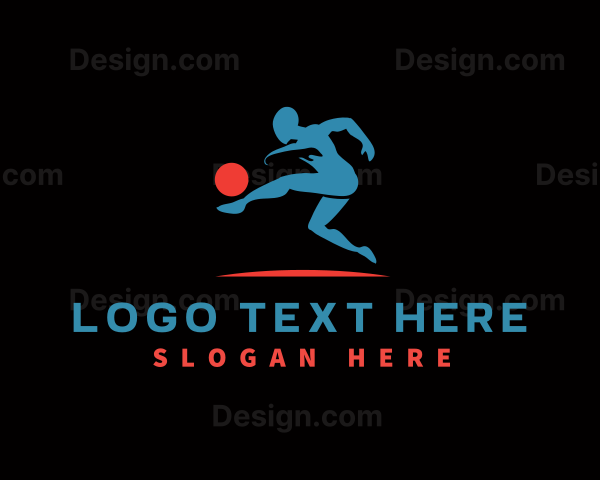 Sport Soccer Player Logo