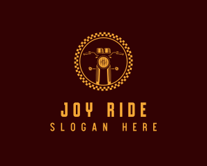 Motorcycle Motorbike Ride logo design