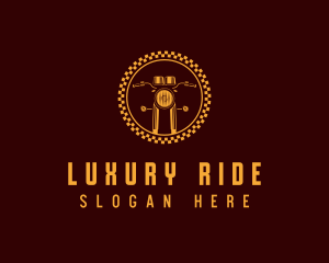 Motorcycle Motorbike Ride logo design