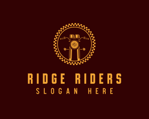 Motorcycle Motorbike Ride logo design