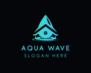 Water House Droplet logo design