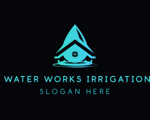 Water House Droplet logo design