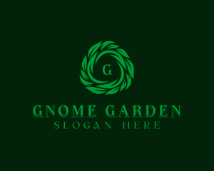 Leaves Nature Garden logo design