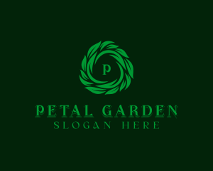 Leaves Nature Garden logo design