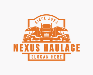 Logistics Truck Movers logo design