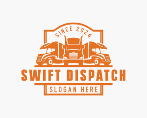 Logistics Truck Movers logo design