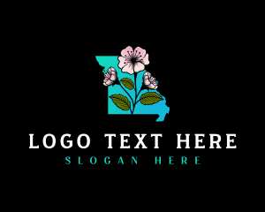 Missouri Botanical Flower logo