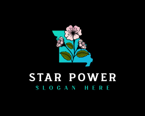 Missouri Botanical Flower Logo