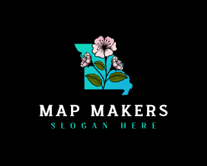 Missouri Botanical Flower logo design