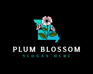 Missouri Botanical Flower logo design