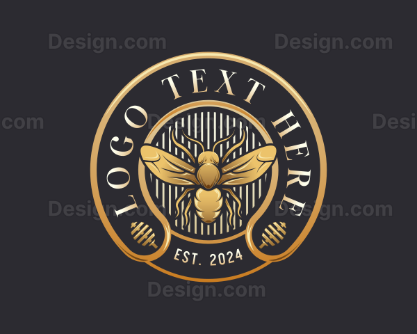 Honey Bee Apiary Logo