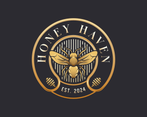 Honey Bee Apiary logo design