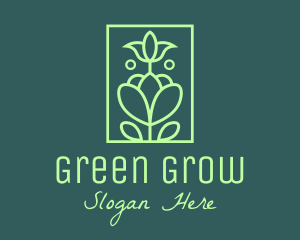 Green Botanical Garden logo design