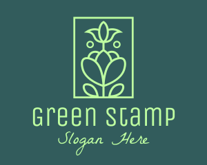 Green Botanical Garden logo design