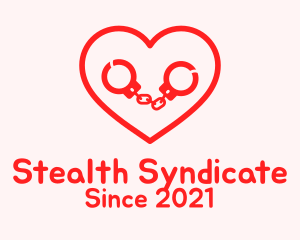 Red Heart Handcuffs  logo