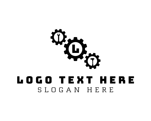Cogwheel logo example 3