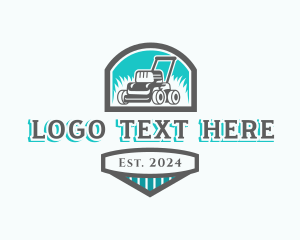 Landscaping Lawn Mower logo