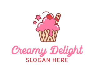 Ice Cream Sundae logo