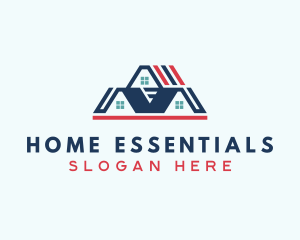 Home Village Roofing logo design