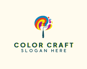 Paint Brush Painting  logo