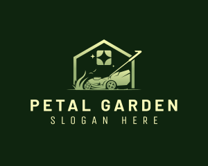 Lawn Mower Landscaping logo design