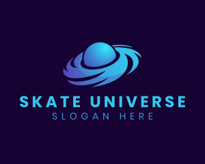 Cosmos Galaxy Universe logo design