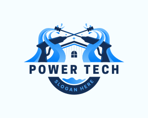 Pressure Washer House Cleaning logo